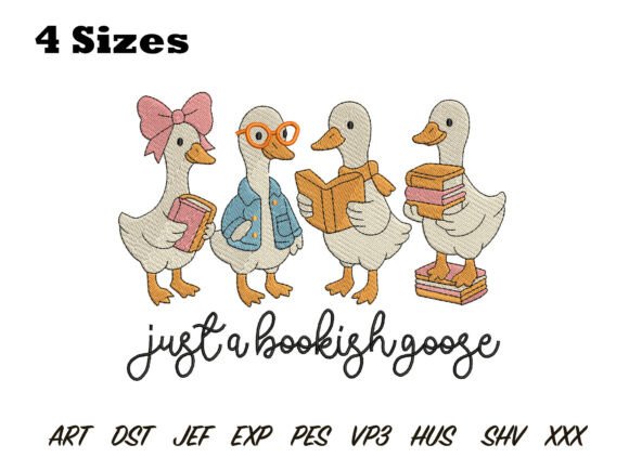 Bookish Goose Embroidery Design Review