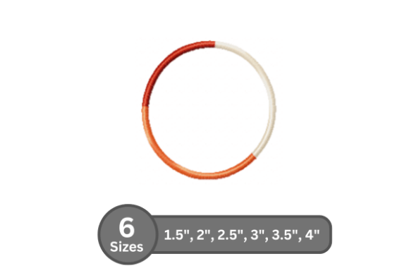 Color Bar Number -0: A Premium Embroidery Font