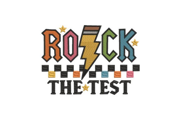 Rock the Test: A Stylish Lightning Bolt Design
