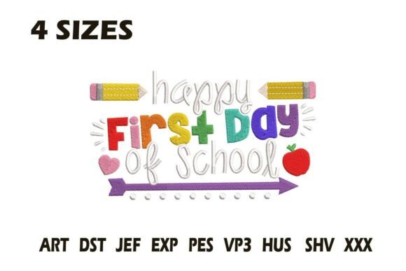 Welcome Back to School with Charming Embroidery